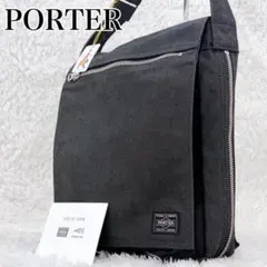 【未使用級・廃盤】PORTER スモーキー ショルダーバッグ 黒 日本製
