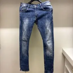 【人気】　ZARA スリム　ストレッチ（伸縮性有り）　デニム