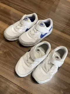 2足セット19.20㎝　Nike Air スニーカー ホワイト/ブルー