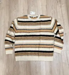 【値下げ】新品★ベイフロー　モヘヤコンジャガードニットプルオーバー