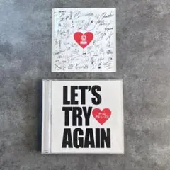 Let's try again CD＋DVD 二枚組 ステッカー 新品 未開封品 2026年最新】let's try againの人気アイテム - メルカリ
