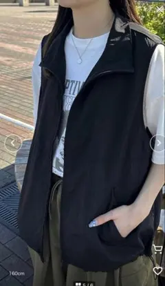 kutir クティール ユニセックス ナイロンベスト ブラック