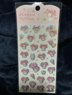 ぷくぷく　ボンボンドロップシール　マイメロぷくっとシール　ダイソー　サンリオ