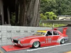 プラモデル　街道レーサー　ロングノーズ　ケンメリ　シルエット　実車コピー　完成品 プラモデル 街道レーサー ロングノーズ ケンメリ シルエット 実車