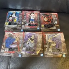 一番くじ ワンピース 赤髪海賊団 H賞 アクリルスタンド 6種　ホロ仕様！