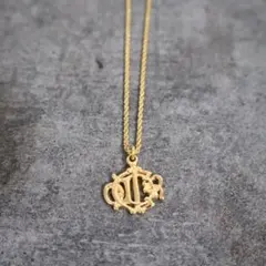 美品】OLD GUCCI オールドグッチ クレストチャーム ネックレス デムナ