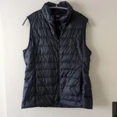 ダークブルー ダウンベスト M