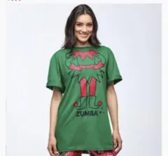 32 JWI公式 購入正規品 ZUMBA エルフデザイン Tシャツ (緑)