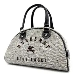 ★未使用級★BURBERRY BLUE LABEL ツイード ミニボストンバッグ