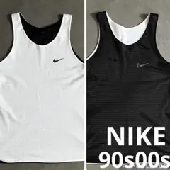 希少◎90s00s NIKE リバーシブルメッシュシャツ　vintageのサムネイル