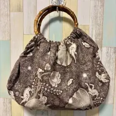 リンググラニーバッグ バンブー 杉本さなえ Midnight Dream 茶色