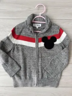 GAP ディズニー　ミッキー　パーカー グレー　カーディガン　セーター　ニット