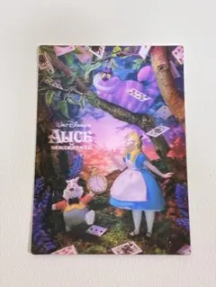 ディズニー　不思議の国のアリス3Dはがき