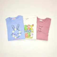 子供服 女の子 130cm 長袖 Tシャツ まとめ売り 新品 YFN46