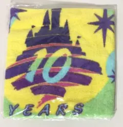東京ディズニーランド　10周年　ハンドタオル