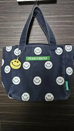 PEARLY GATES カートバッグ ニコちゃん ネイビー