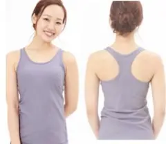 SUKALA　新品ベーシックタンクトップ ペールブルー Lサイズ　LAVA