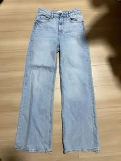 H&M ライトブルー　デニム US 2