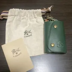 IL BISONTE グリーン 緑キーケース