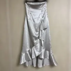 ダズリン　ロングスカート　アシンメトリーシルバーのサムネイル