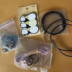 ヘアゴム、マスクストラップ、メモ帳、キーホルダー　グッズ セット