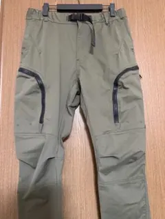 ワークマン トリコテックストレッチ フィールドパンツ ダークグリーン Lサイズ