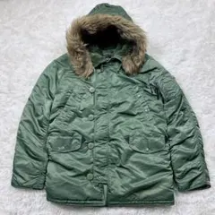 極美品　アルファインダストリーズ　タイプN3B オリーブグリーン　2WAY