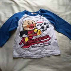 アンパンマン　ロンT　90　サッカー　バンダイ