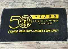 ★限定品★GOLD'S GYM ★ゴールドジム★50周年記念バスタオル