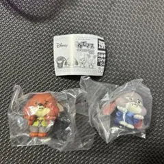 すねてマス　ズートピア　ガチャガチャ　カプセルトイ 2体セット