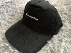 Champion コーデュロイキャップ ブラック