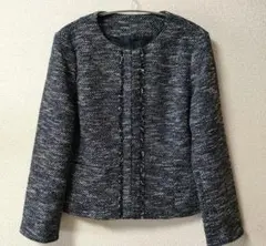 ノーカラージャケット　ツイード　新品タグ付