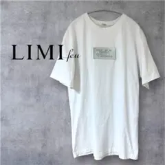 【匿名配送】Yhoji Yamamoto リミフゥ プレート付Tシャツ 白のサムネイル