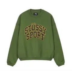 【美品】Stüssy SPORT トレーナー Lサイズ グリーン