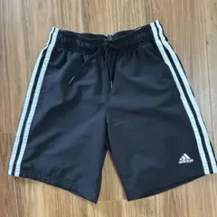adidas ブラック ハーフパンツ KID'S 150