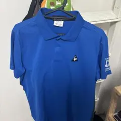 LCS 青 ポロシャツ