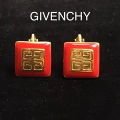 デッドストック GIVENCHY ヴィンテージ ロゴ スクエア イヤリング