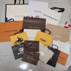 高級ハイブランド ショッパー 紙袋 まとめ売り！ヴィトンDior gucci他