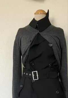 DRESSTERIOR ドレステリア 配色ツイードジャケット 黒 36S 七五三 