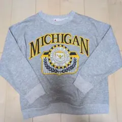 ✨️ヴィンテージ 長袖スウェット ミシガン カレッジプリント USA製