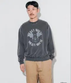 ミッキーマウス プリント トレーナー Mサイズ