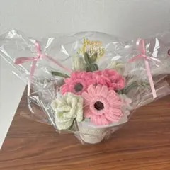 モールフラワー チャイラテshop 枯れないお花 韓国 ピンク　アレンジメント