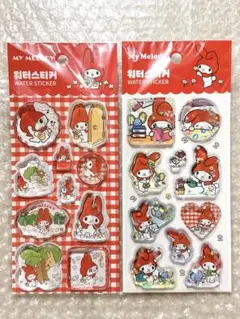 韓国限定 サンリオ マイメロ 50周年 レトロウォーターシール マイメロディ