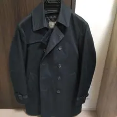 ナノユニバース　トレンチコート　ネイビー