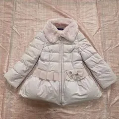 お洒落✨エムズグレイシー ダウンジャケット ベスト アイボリー リボン カメリア LAGUA GEM | SHIRRING RIBBON ダウンベスト (ベスト ) |SHEL