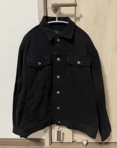M.U.L デニムジャケット オイルレザーラインなし エムユーエル