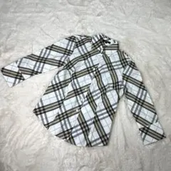 希少✨　BURBERRY LONDON シャツ　ホースロゴ　刺繍　ノバチェックのサムネイル