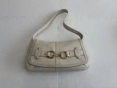 【ゆん@フォロー割様専用】コーチ　ワンショルダーバッグ　ホワイト　アイボリー