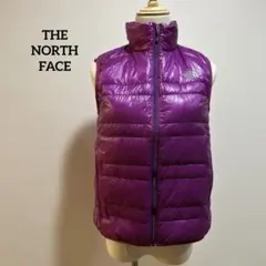 【美品】THE NORTH FACE ダウンベスト M バープル 通学 ベストのサムネイル