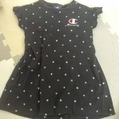 Champion 星柄 半袖ワンピース 110